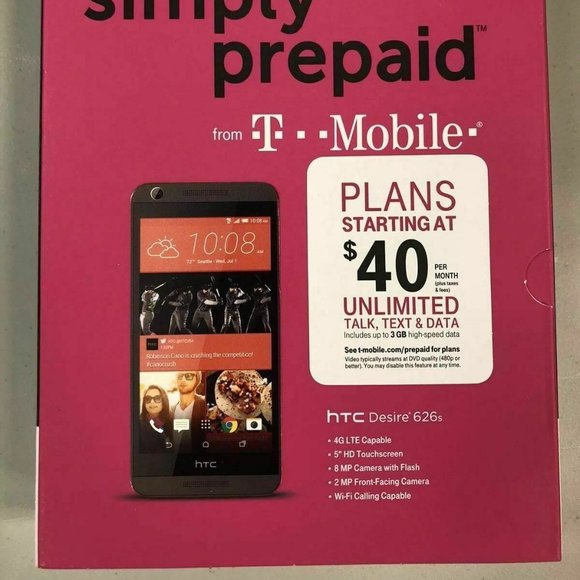 HTC Desire 626s - 4G LTE Smartphone - Grey Lava (T-Mobile) - Picture 2 of 3